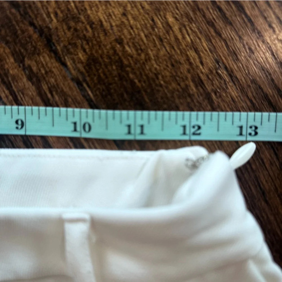 Topshop White Pleated Straight Leg Trouser Pants USA size 0. NWT - Picture 9 of 9